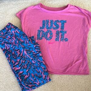 Nike Kids leggings and top set
